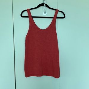 Knit tank top cami